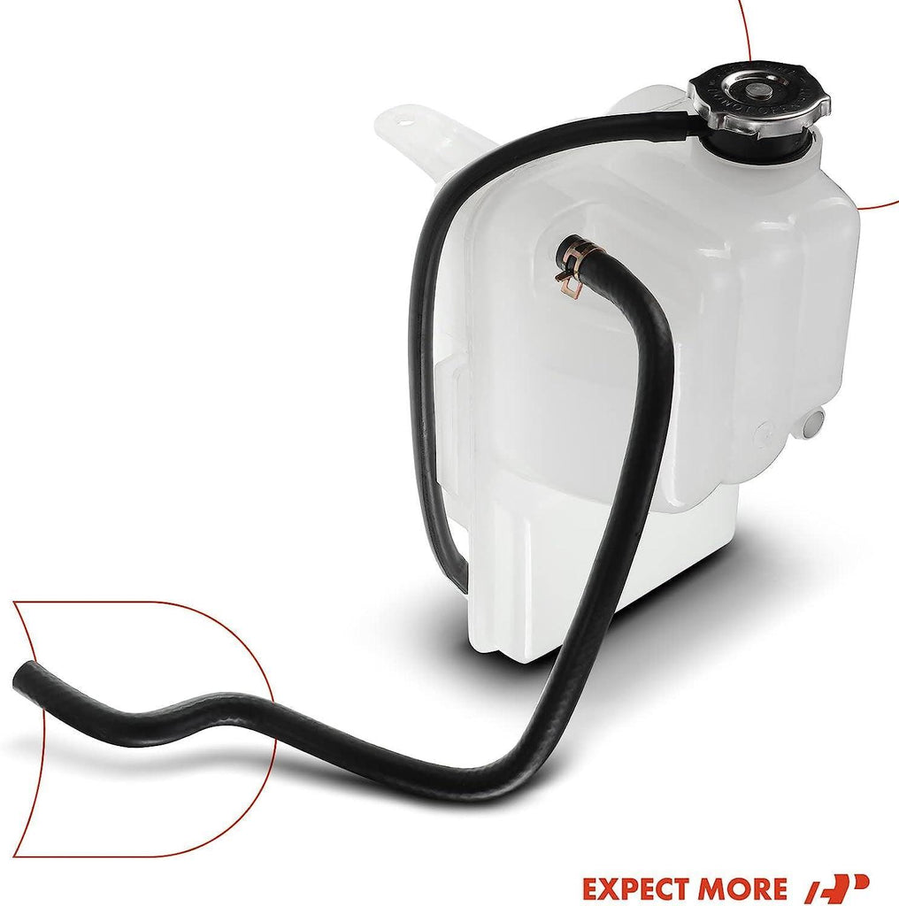 A-Premium Engine Coolant Overflow Recovery Reservoir Tank Compatible with Chrysler Pacifica 2004-2006 (3.5L), 2005-2008 (3.8L), 2007 2008 (4.0L), [ with Cap], Replace for 4880498AC, 4880498AB