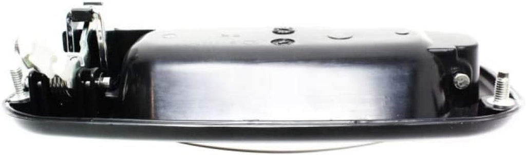 for Cadillac Escalade Exterior Door Handle Front, Passenger Side Smooth Black Bezel with Chrome Lever (2002-2006) | with Key Hole | Trim: Base | GM1311187 | 15745148