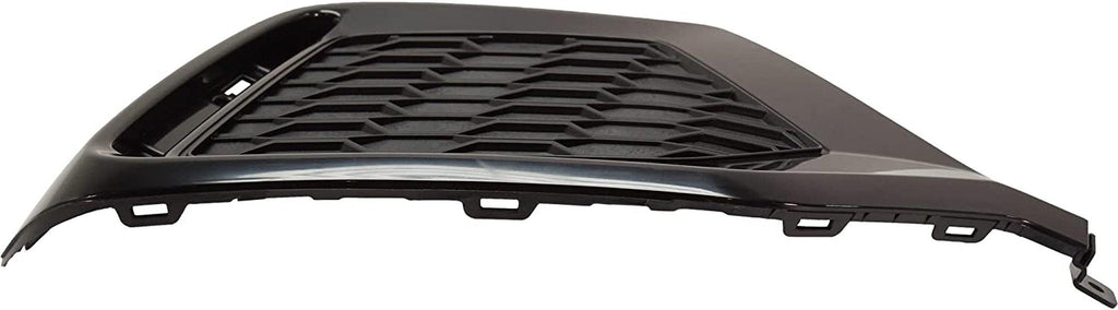 Rear, Driver and Passenger Side Bumper Trim Set of 2 Compatible with 2017-2019 Honda Civic