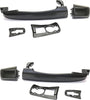 Front Exterior Door Handle Compatible with 2008-2014 Cadillac CTS and 2005-2011 Cadillac STS, Set of 2, Driver and Passenger Side