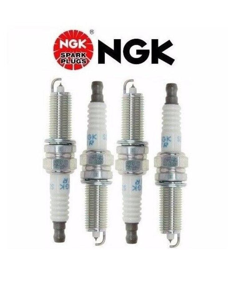 For Set of 4 Spark Plugs NGK Laser Iridium Resistor SILZKR6B10E / 93815