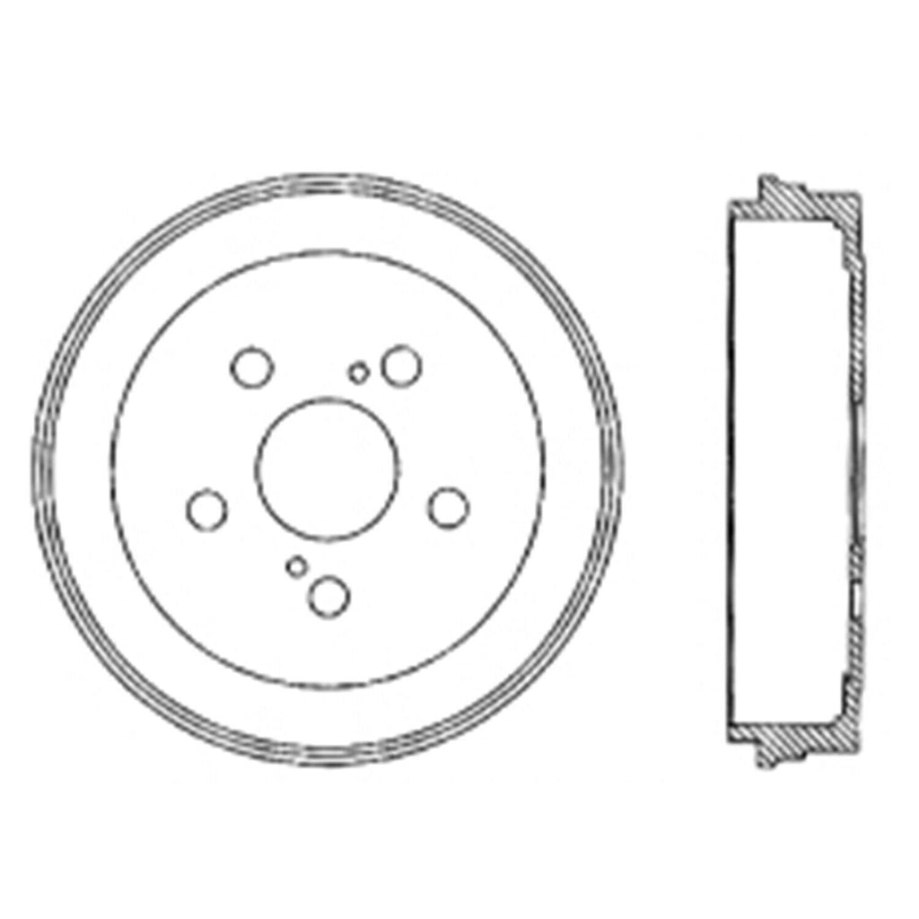 Centric Brake Drum for Corolla, Prius, Celica 122.44038