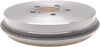 9725R Professional Grade Brake Drum, Silver