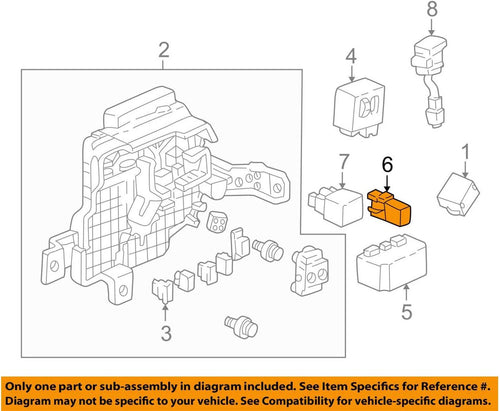 Genuine  39794-SL0-J01 Power (4P) (Rc-2226) (Brown) Relay Assembly