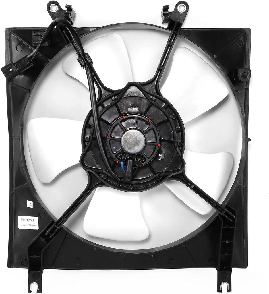 OEM-RF-0846 Factory Style Radiator Fan Assembly Compatible with 1997-2002 Mitsubishi Mirage 1.8L At