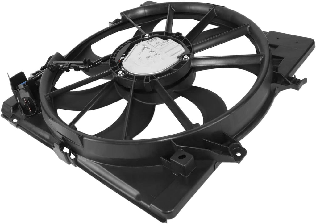 Factory Style Radiator Fan Assembly Compatible with 20-23 Hyundai Sonata 1.6L,OEM-RF-1114