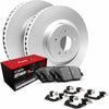 R1 Concepts Front Brakes and Rotors Kit |Front Brake Pads| Brake Rotors and Pads| Optimum Oep Brake Pads and Rotors |Hardware Kit|Fits 2008-2019 Pontiac Vibe; Scion Xd; Toyota Corolla, Matrix