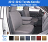 Duramax Tweed Seat Covers for 2012-2013 Toyota Corolla