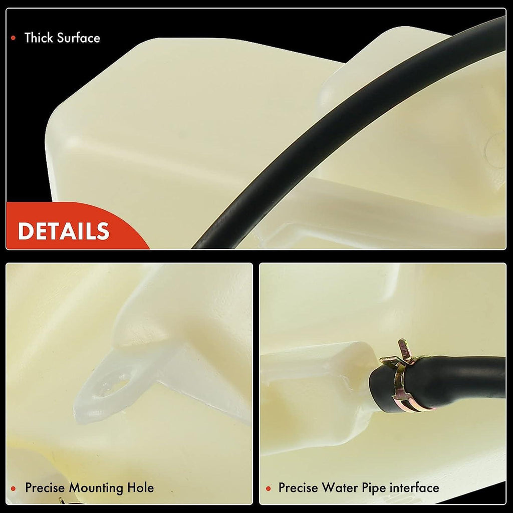 A-Premium Engine Coolant Overflow Recovery Reservoir Tank [W/Cap & Tubing] Compatible with Chrysler Neon 2000-2002 & Dodge Neon 2000-2005 & Plymouth Neon 2000-2001, 4Cyl 2.0L