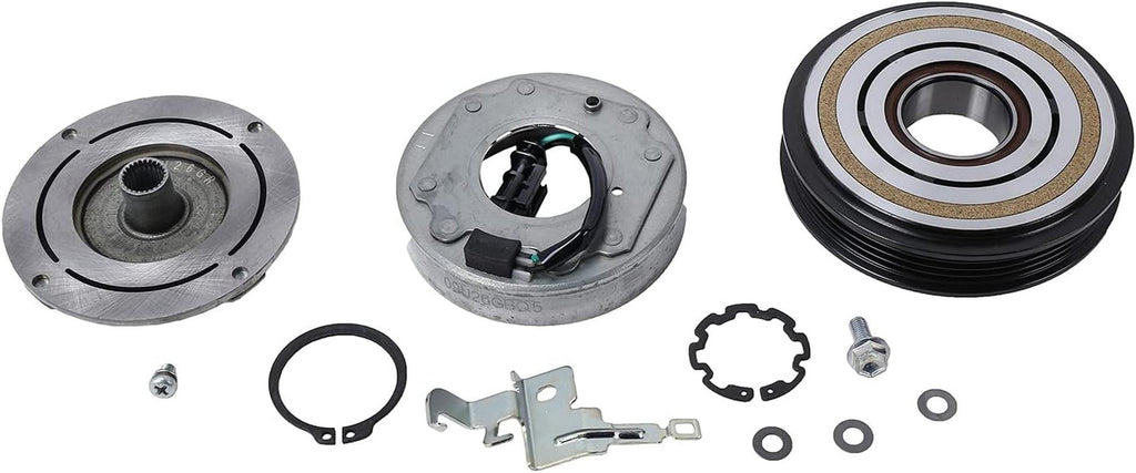 15-40584 Air Conditioning Clutch Kit with Coil, Pulley, Snap Rings, Bracket, Shims, and Bolts