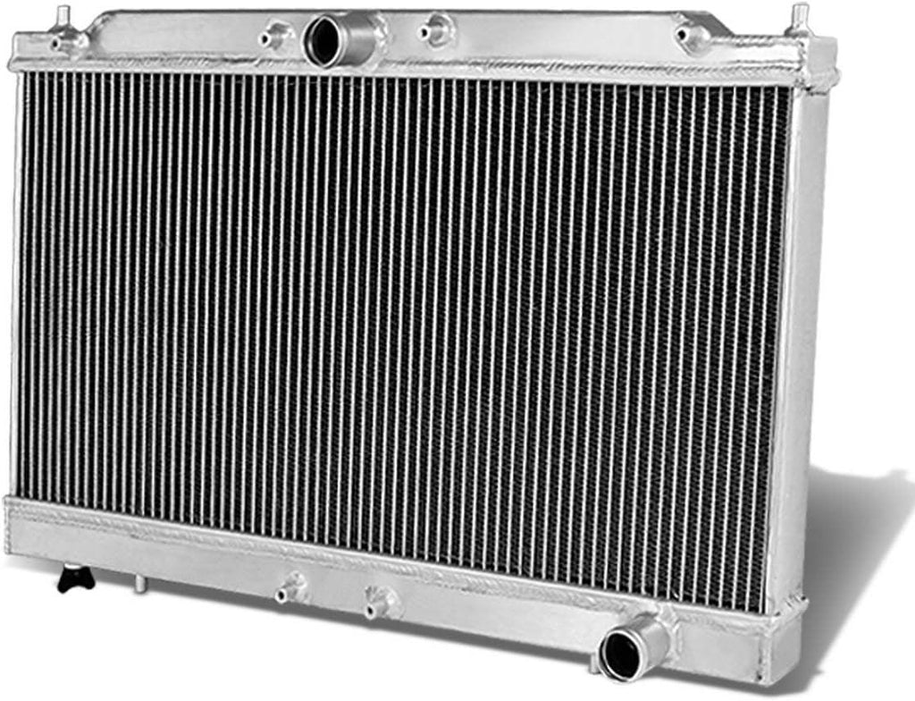 RA-ME95T-2 2-Row Full Aluminum Radiator, 1 Pack,Metallic