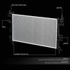 OEM-RA-13219 OE Style Aluminum Core Direct Fit Cooling Radiator Compatible with 12-18 Ford Focus 2.0, 26-7/16" W X 14-1/2" H X 5/8", 1-5/16" Inlet / 1-5/16" Outlet
