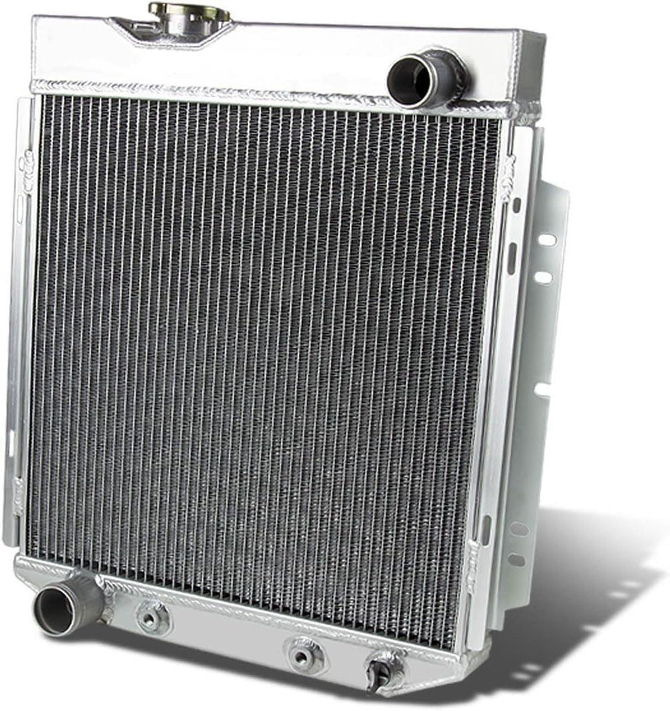RA-SBCF60-3 3-Row Full Aluminum Radiator Compatible with 60-66 Ford/Mercury SBC 3.3 I6/V8 MT