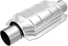 Magnaflow Universal Catalytic Converter HM Grade Federal/Epa Compliant 99106HM - Stainless Steel 2.5In Inlet/Outlet Diameter, 13In Overall Length, No O2 Sensor - HM Replacement