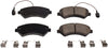 17-1540, Z17 Front Ceramic Brake Pads with Hardware