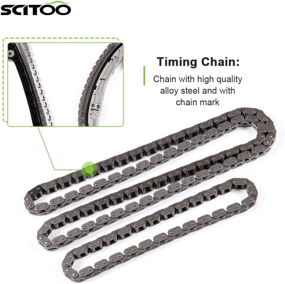 Timing Chain Kit Automotive Replacement Timing Parts Chain Sets Fits for 2001-2012 Ford Ranger Mazda B2300 2.3L 140 DOHC