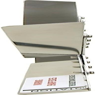 19218 18" High Performance Polished Chrome/Stainless Flex Fan Standard Rotation