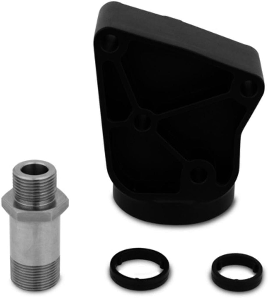 MMOC-GEN6-10T Oil Cooler Kit Thermostatic Compatible with Hyundai Genesis Coupe 3.8T 2010-2012 Silver