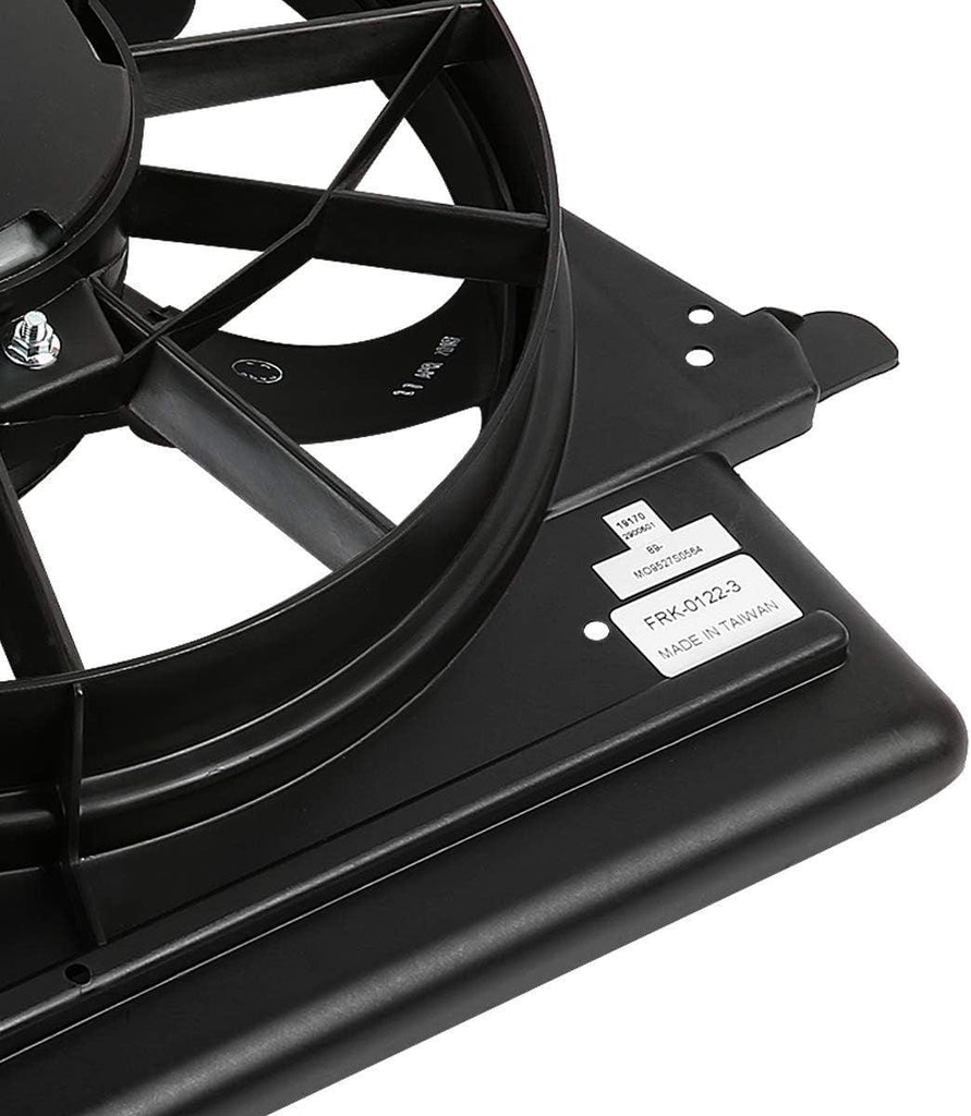 OEM-RF-0089 Factory Style Radiator Cooling Fan Assembly Cooling Efficiency Improved Direct Replacement [Compatible with 03-04 Ford Focus]