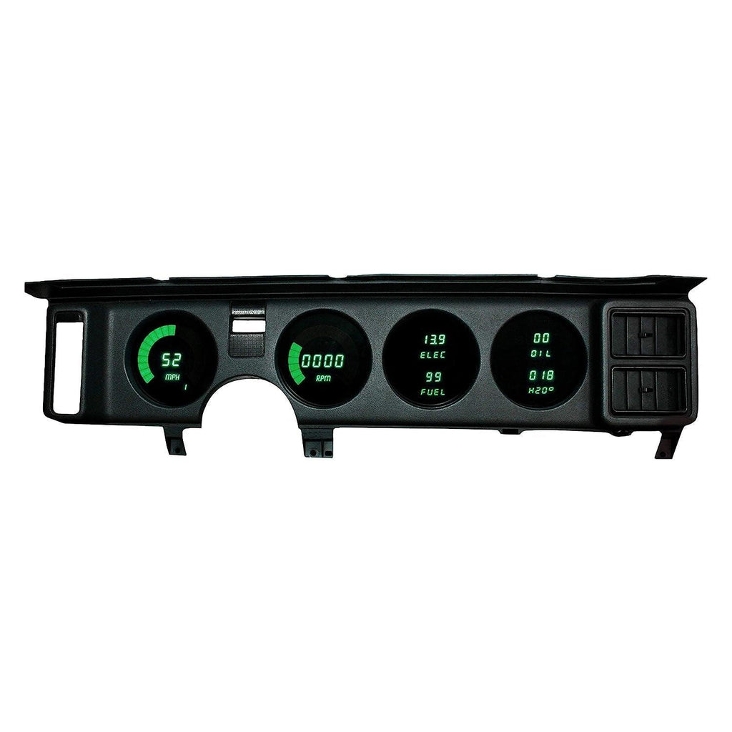 Firebird Digital Replacement Gauge Panel Green W/ All Necessary Sending Units