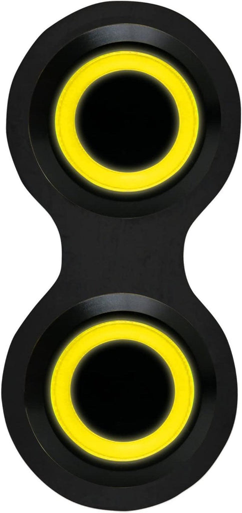 Keep It Clean  Retro Black Switch with Yellow Illumination (Single Switch)