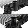 OEM-RA-13569 OE Style 1-Row Aluminum Cooling Radiator Compatible with 15-17 Silverado 1500/15-16 Sierra 1500/15-20 Escalade ESV Yukon 5.3L 6.0L 6.2L AT