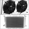 RA+FS-F150-85V8-3 3-Row Radiator with Fan Shroud Compatible with 1985-1996 F-150 / F-250 / F Superduty/Bronco V8 MT NOT Fit Diesel Models