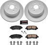 CRK4714 Coated Brake Rotor & Ceramic Brake Pads- Rear