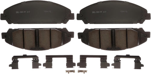 Gold 17D1791CH Ceramic Front Disc Brake Pad Set