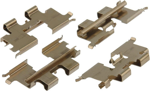 Gold 18K463X Rear Disc Brake Caliper Hardware Kit with Clips