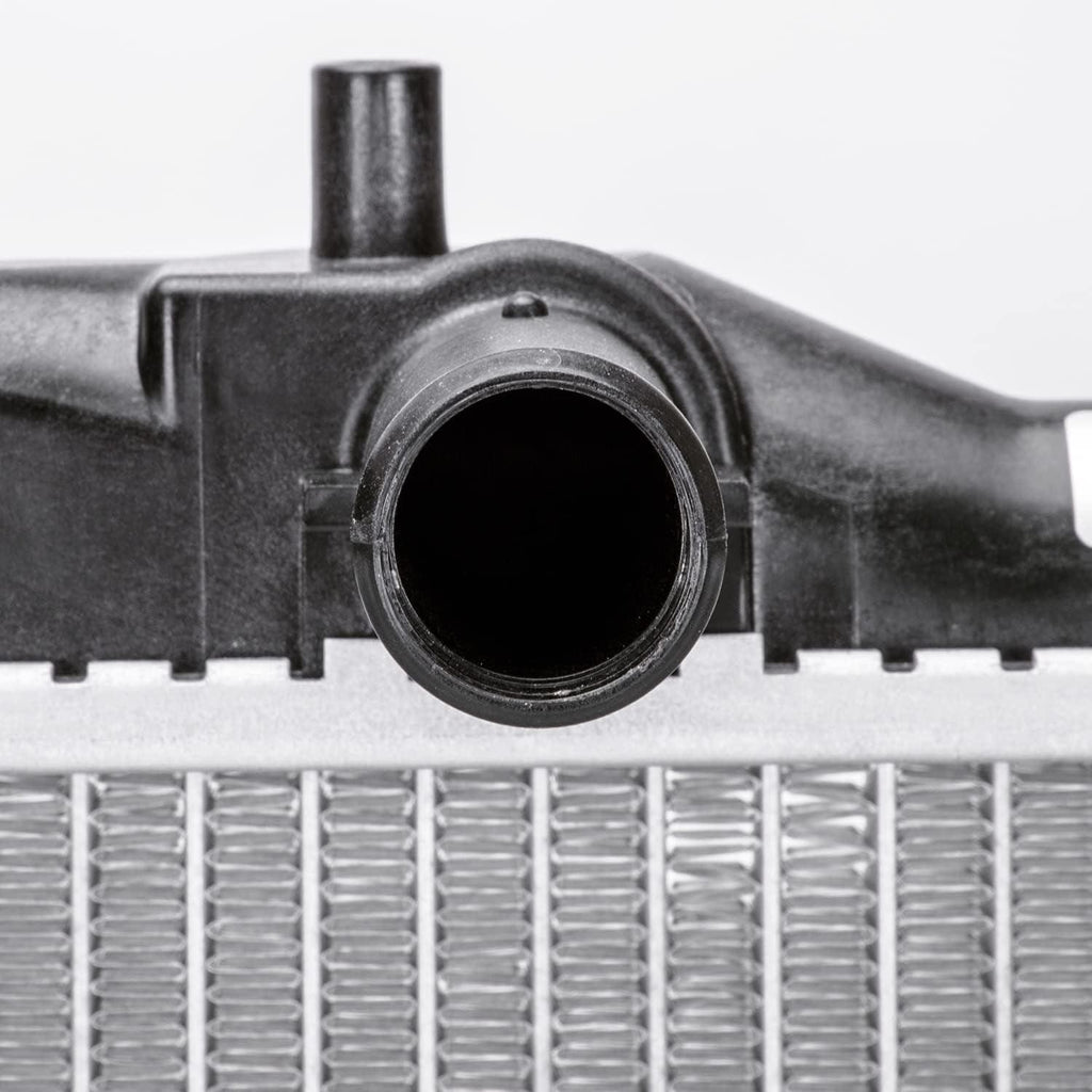 2273 Compatible with HONDA Civic 1-Row Plastic Aluminum Replacement Radiator , Black