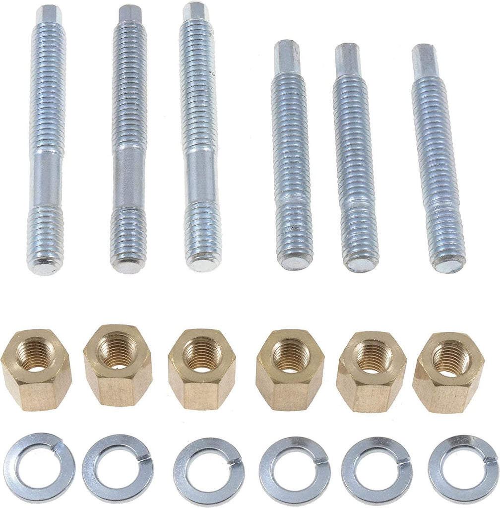 Dorman 03147 Front Exhaust Stud Kit 3/8-16 X 2-1/2 In. and 3/8-16 X 3-1/4 In. Compatible with Select Models