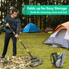 Garden Rake,60 Inch Heavy Duty Small Rake 11 Metal Tines -8.5 Inch Wide, Adjustable Steel Handle,Garden Leaf Rake for Collecting Debris among Flower Beds, Delicate Plants, Lawns ,Yards