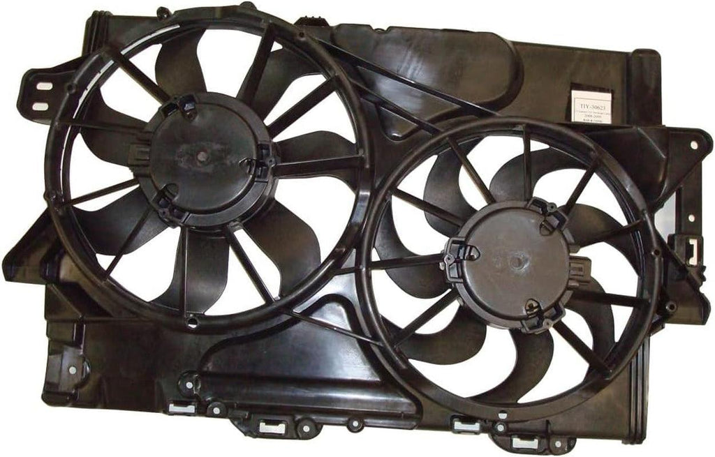 622380 Replacement Cooling Fan Assembly Compatible with Chevrolet Equinox , Black