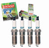 4 Pc DENSO Iridium TT Spark Plugs Compatible with Ford Escape 2.0L L4 2013-2017