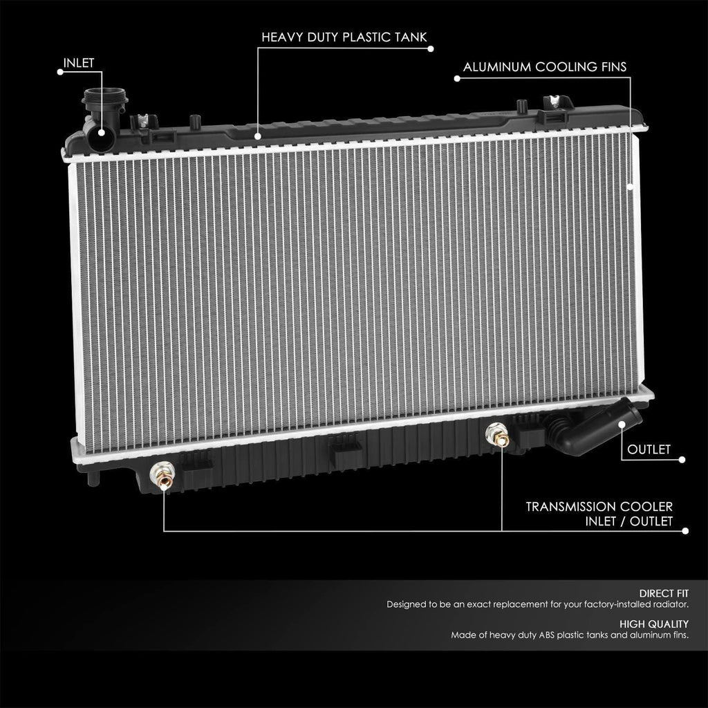OEM-RA-13044 OE Style 2-Row Aluminum Cooling Radiator Compatible with 2011 Caprice / 08-09 G8 6.0L 6.2L