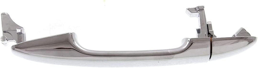 Front Exterior Door Handle Set of 2 Compatible with 2011-2019 Toyota Sienna Plastic Chrome Driver and Passenger Side