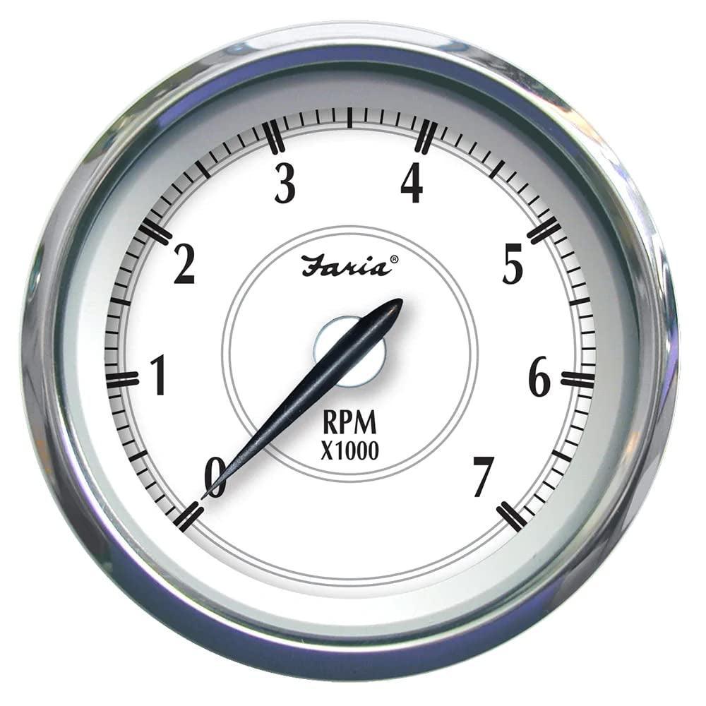 Newport SS 4 Inch Tach (7000 Rpm)-All Outboard - 45003