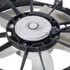 OEM-RF-0186 Factory Style Radiator Cooling Fan Assembly Cooling Efficiency Improved Direct Replacement [Compatible with 15-19 Honda Fit],Black