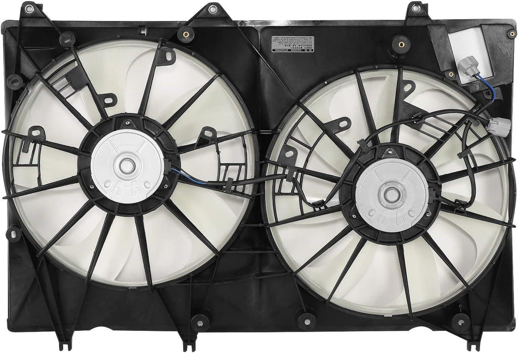 OEM-RF-1009 Factory Style Radiator Cooling Fan Assembly Compatible with 2008-2013 Highlander 3.5L W/Tow Package
