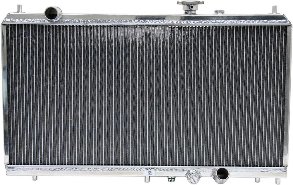 2 Row High Performance Aluminum Racing Radiator 2850K for 92-00 Honda Civic W/K-Swap