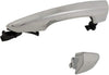 for Hyundai Sonata Exterior Door Handle Rear, Driver Side Chrome (2015-2018) | Trim:All Submodels