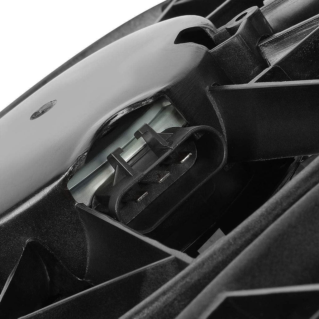OEM-RF-0065 Factory Style Radiator Cooling Fan Assembly Cooling Efficiency Improved Direct Replacement [Compatible with 01-06 Sebring / 01-06 Stratus/Convertible]