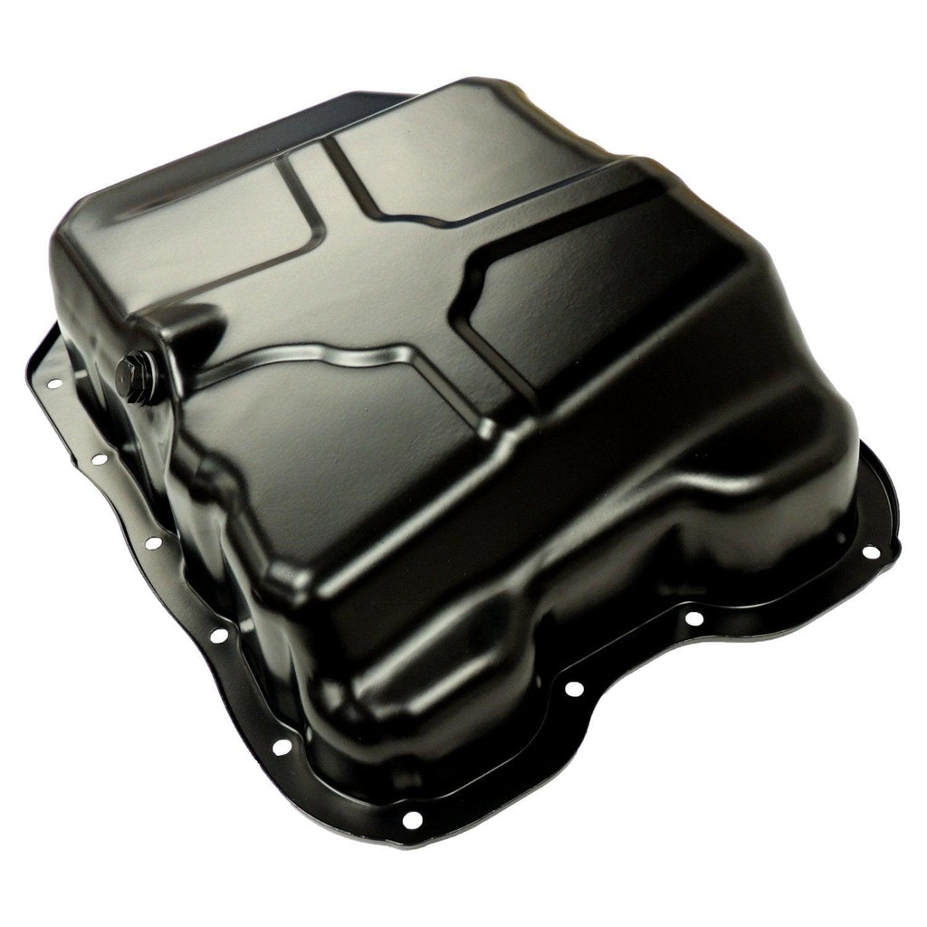 Crown Automotive - Steel Black Engine Oil Pan - greatparts