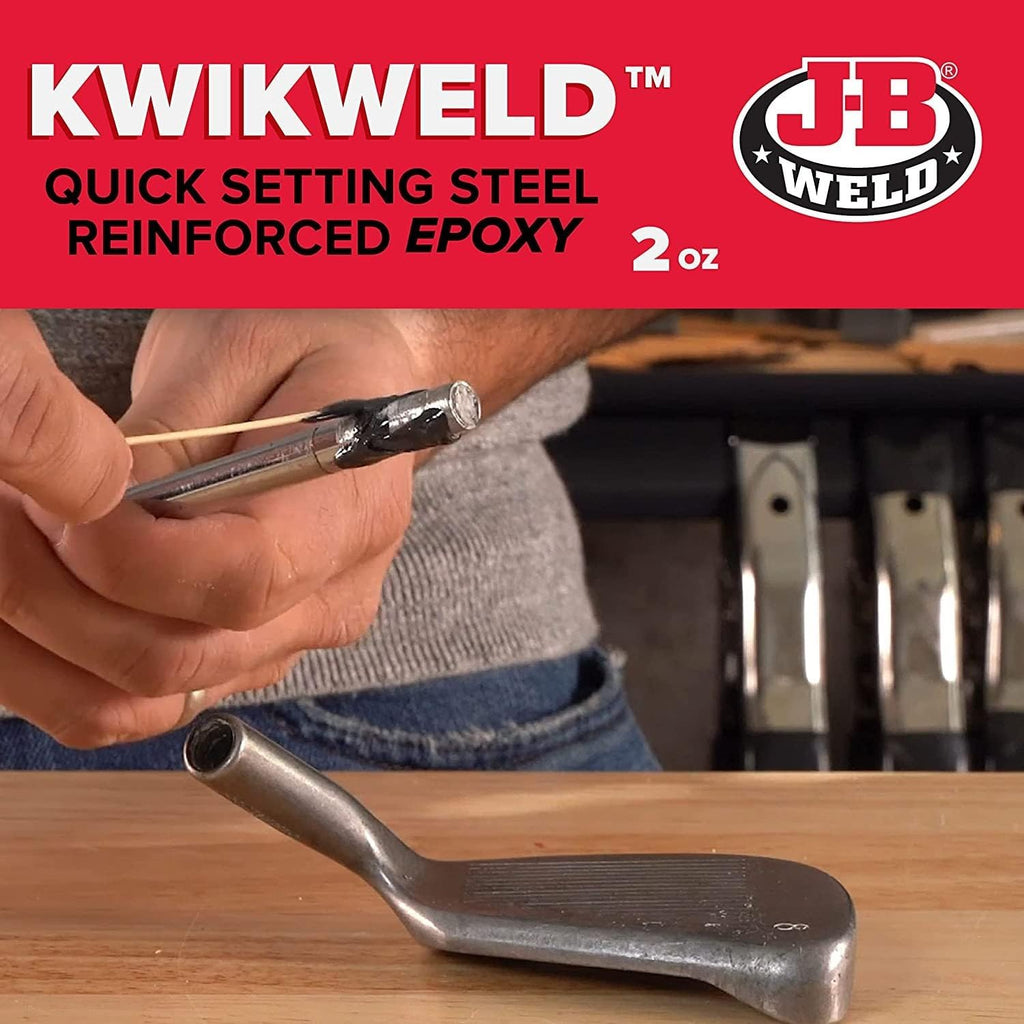 J-B Weld 8276 Kwikweld Quick Setting Steel Reinforced Epoxy - Dark Grey 2 Oz