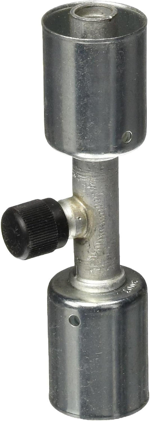 14460 Straight Air Conditioning Splicer with R12 Service Port