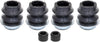 Professional 18K1163 Rear Disc Brake Caliper Rubber Bushing Kit with Seals and Bushings