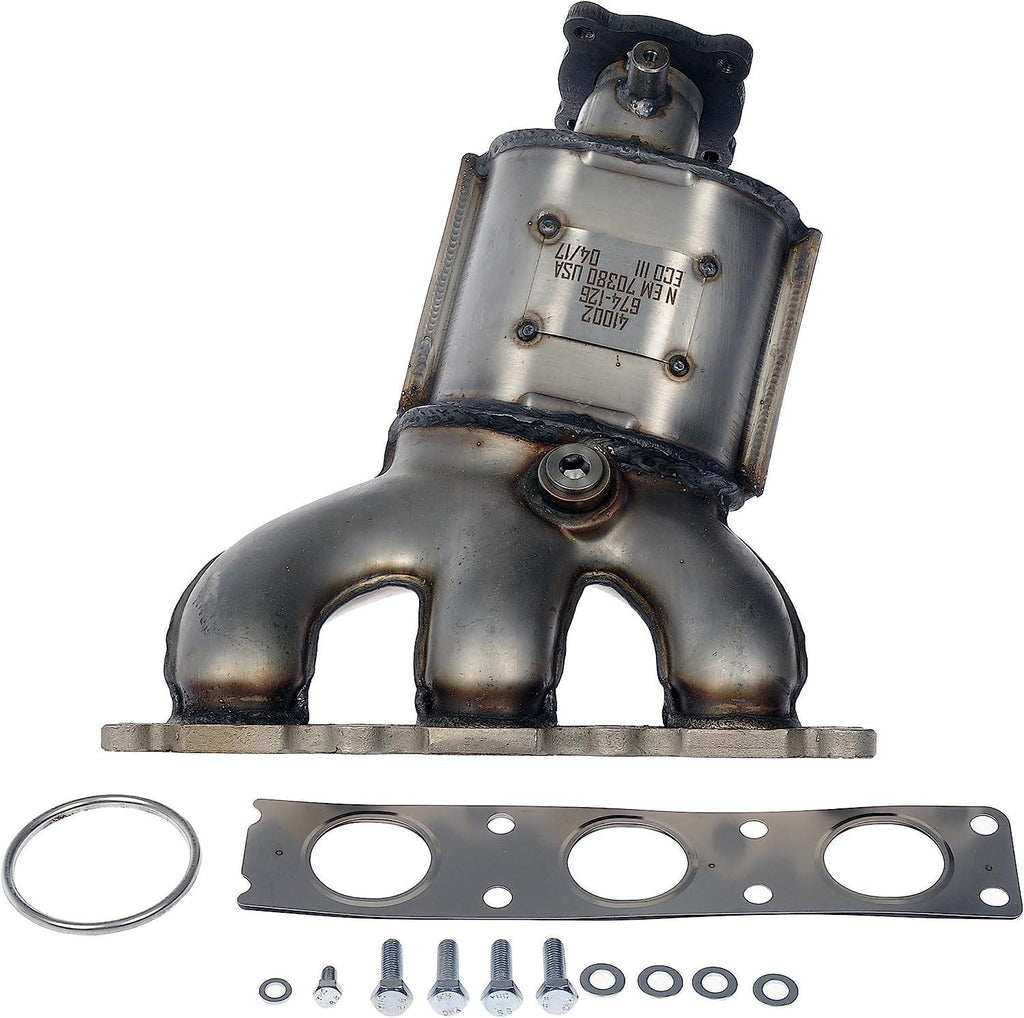 Dorman 674-126 Driver Side Manifold Converter - Not CARB Compliant Compatible with Select Volvo Models (Made in USA)