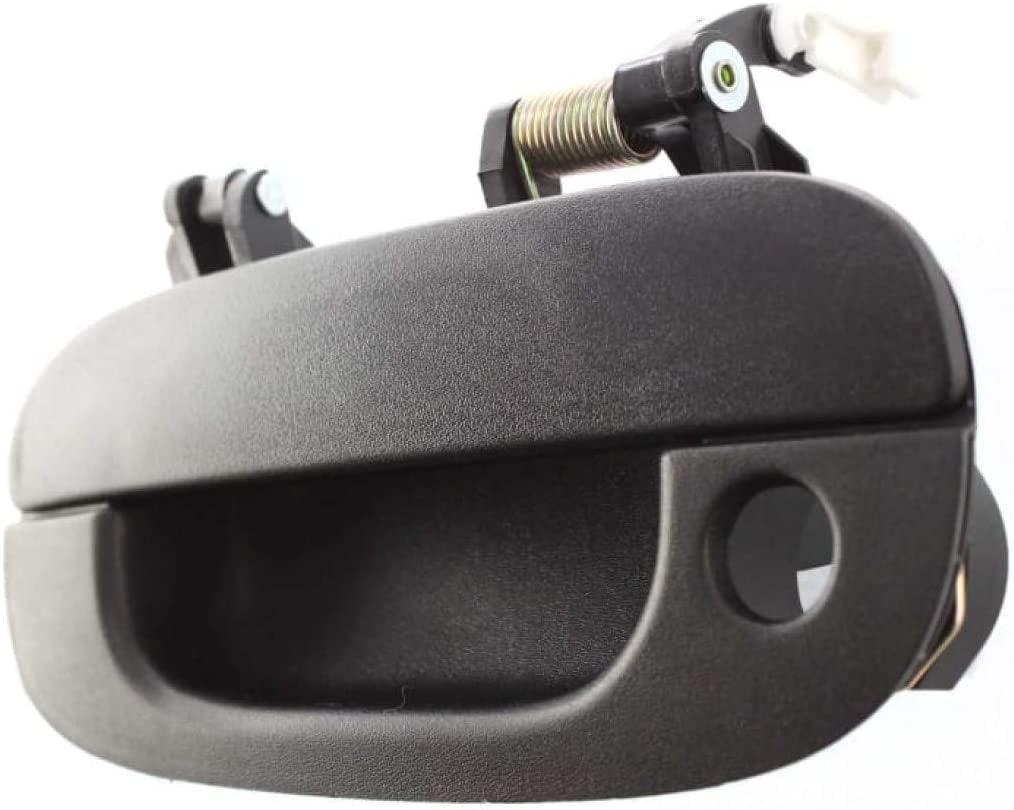 Compatible with Dodge Ram 1500 Exterior Door Handle 1994-2001 Driver Side Front, Textured Black | with Key Hole | Trim: All Submodels | CH1310102 | 55275023AB