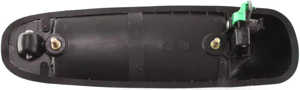 Front and Rear Door Handle Compatible with 1999-2004 Jeep Grand Cherokee outside Set of 4 Smooth Black Passenger and Driver Side